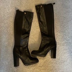Tory Burch leather tall boots